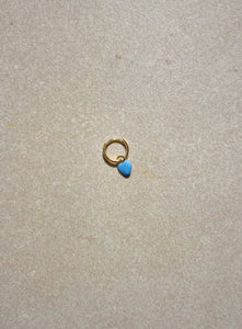 PENDIENTES HEART BLUE