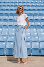 Load image into Gallery viewer, FALDA PAREO RIVERA AZUL CLARO
