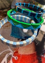 Cargar imagen en el visor de la galería, PULSERA TRIÁNGULOS GREEN
