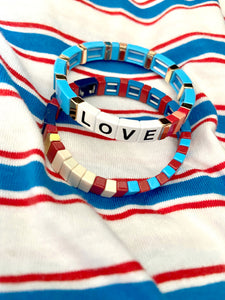 PULSERA LOVE AZUL CIELO