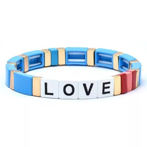PULSERA LOVE AZUL CIELO
