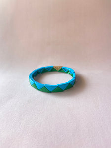 PULSERA TRIÁNGULOS GREEN