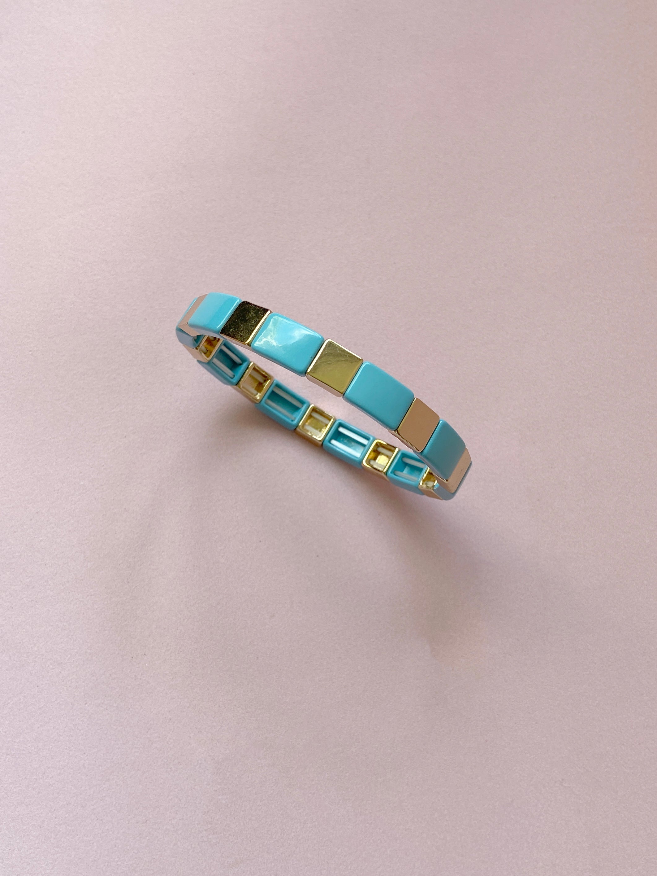 PULSERA GOLD BLUE