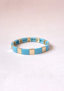 PULSERA GOLD BLUE