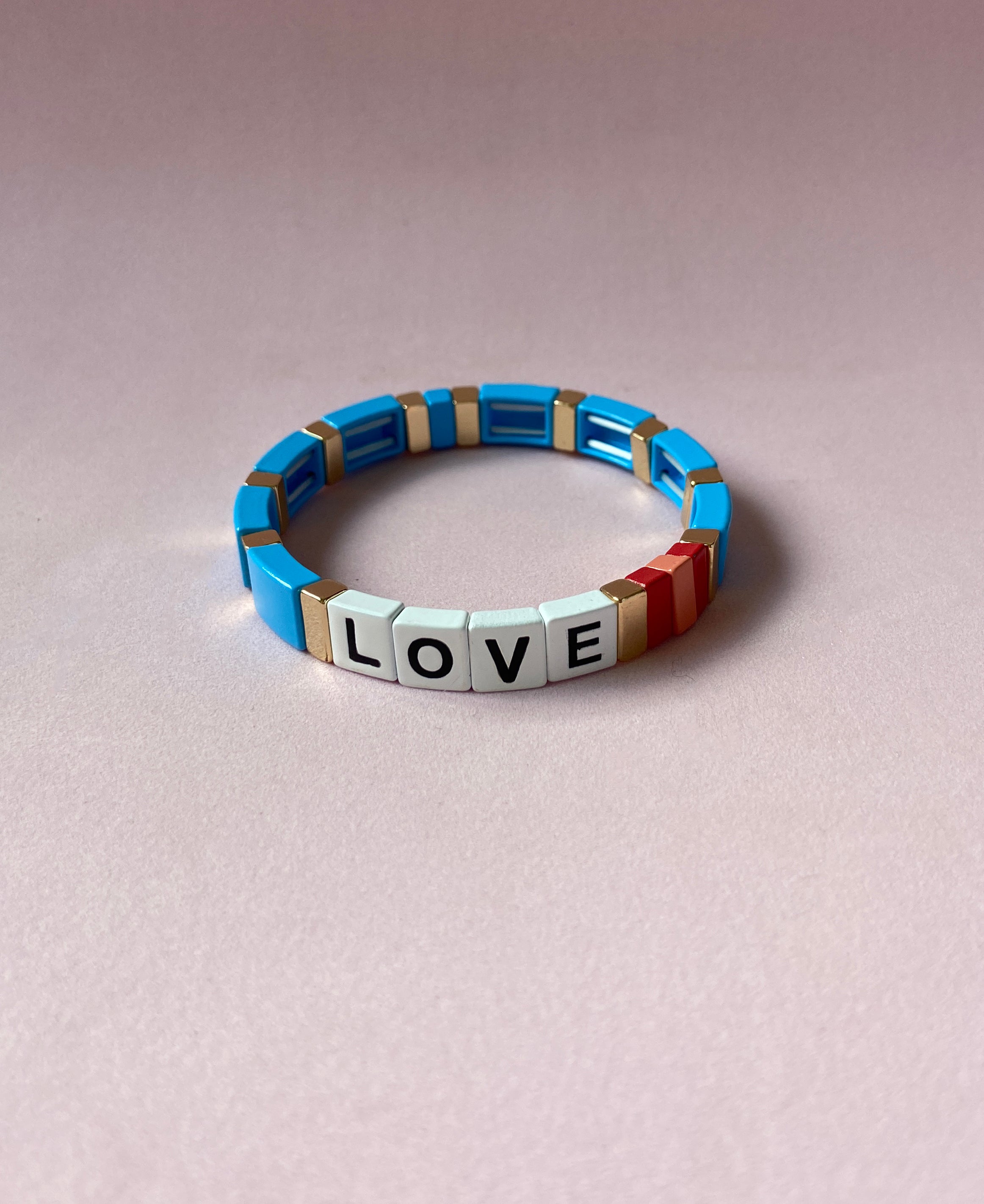 PULSERA LOVE AZUL CIELO