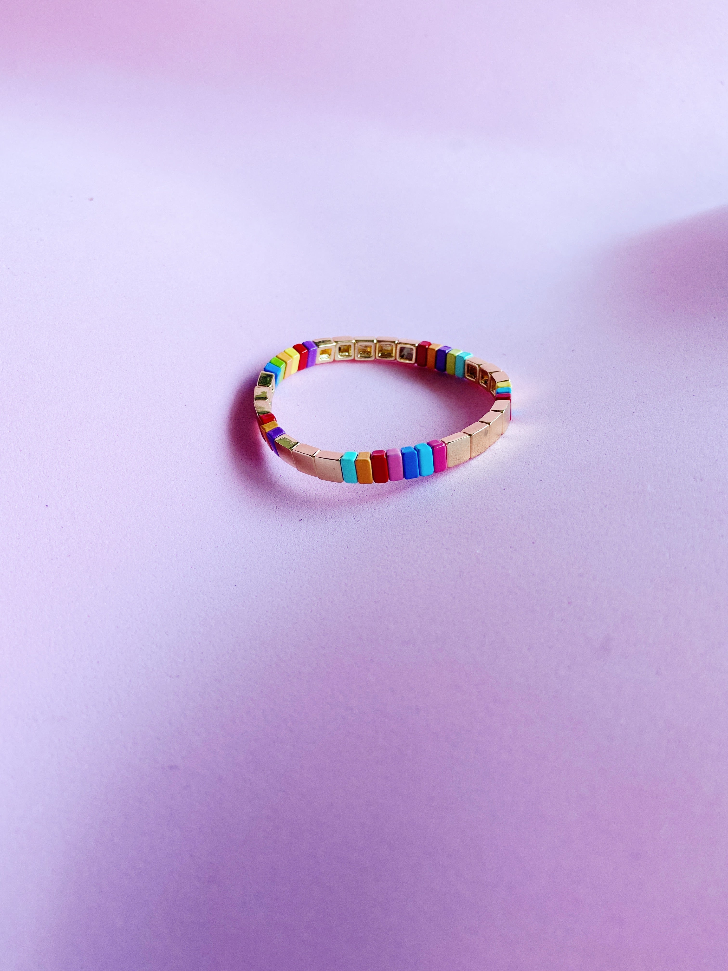 PULSERA GOLD RAINBOW
