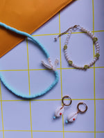 Cargar imagen en el visor de la galería, COLLAR PERLA AZUL

