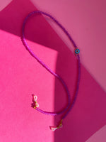 Cargar imagen en el visor de la galería, CADENA COLLAR GAFAS MALVA

