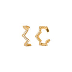 Cargar imagen en el visor de la galería, ZIGZAG EAR CUFF (unidad)

