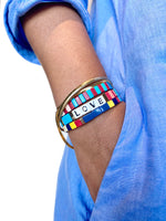 Cargar imagen en el visor de la galería, PULSERA LOVE AZUL CIELO
